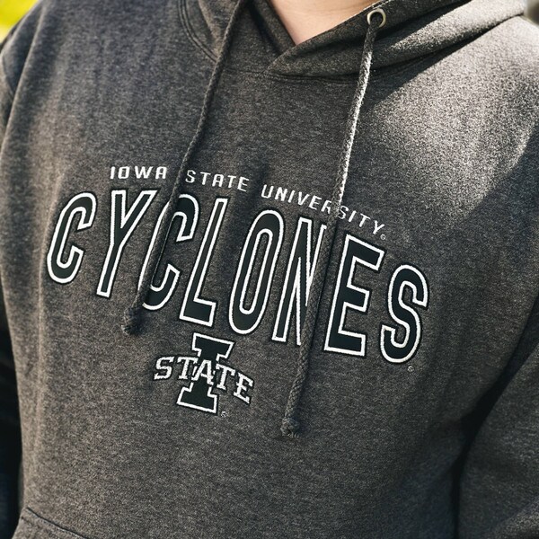 CI Sport Cyclones Charcoal Heather Gray Hooded Sweatshirt ISU Book Store
